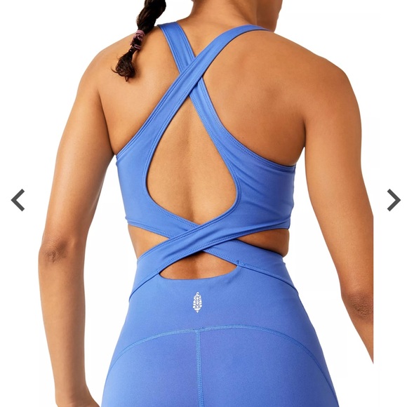 Free People FP Movement Women's Back It Up Bodysuit Blue - Picture 6 of 6